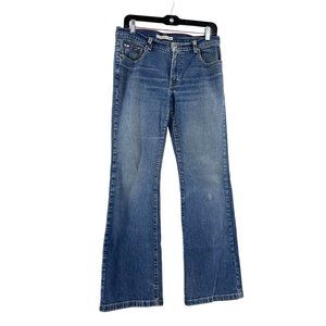 Tommy Hilfiger Women's Low Rise Flare Denim Jeans Medium Wash Size 30W x 30L